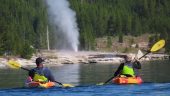 Despite the cold weather we had a great time. Only group brave enough to kayak in the snow.