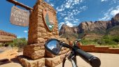 Loved biking in Zion.