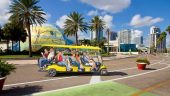 The golf cart tour was...