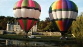 Peaceful, privileged flight above the Loire valley