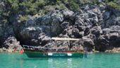 In the boat ride