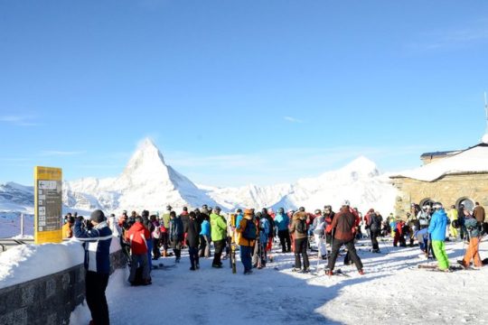 Christmas Eve in Swiss Alps