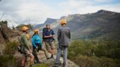 Rock climbing and Abseiling birthday weekend